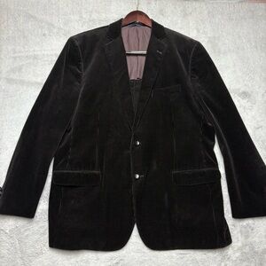 Brooks Brothers Dark Brown Velvet Blazer